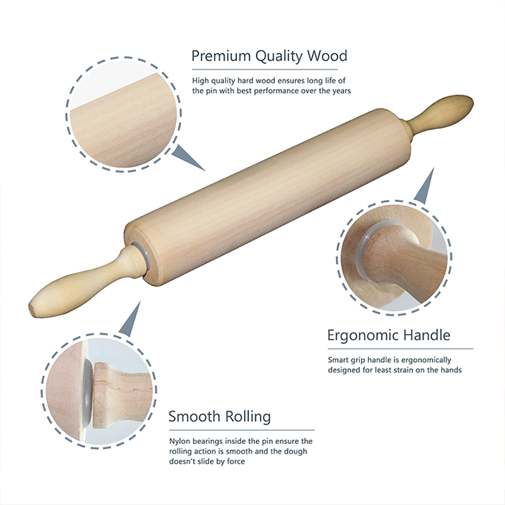 FAST SHIPPING Adjustable Rolling Pin, Bakers Rolling Pin