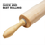 Rolling Pin - Classic Wood - Ideal for Baking Needs - Professional Dough Roller