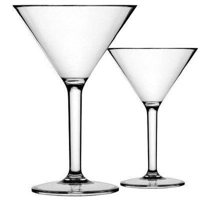 Unbreakable Martini glass set of 2